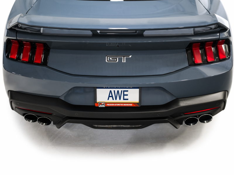 Ford Mustang Performance Exhaust - AWE Tuning - SwitchPath Cat Back - Chrome Silver - 2024+